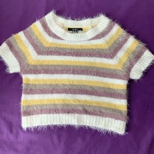Fuzzy croptop
